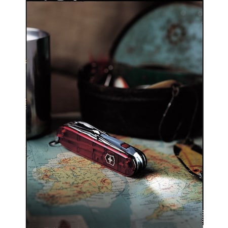 Swiss Army Brands 2024 Victorinox 53271 Huntsman Lite Ruby 91Mm VIC-1.7915.T-X2